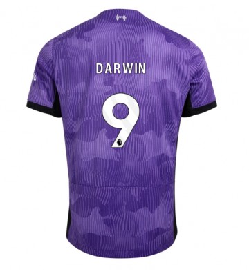 Liverpool Darwin Nunez #9 Tredje trøje 2023-24 Kort ærmer